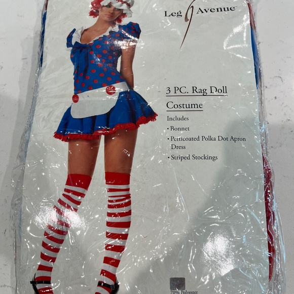 Sexy Adult Raggedy Ann Costume - Picture 4 of 5